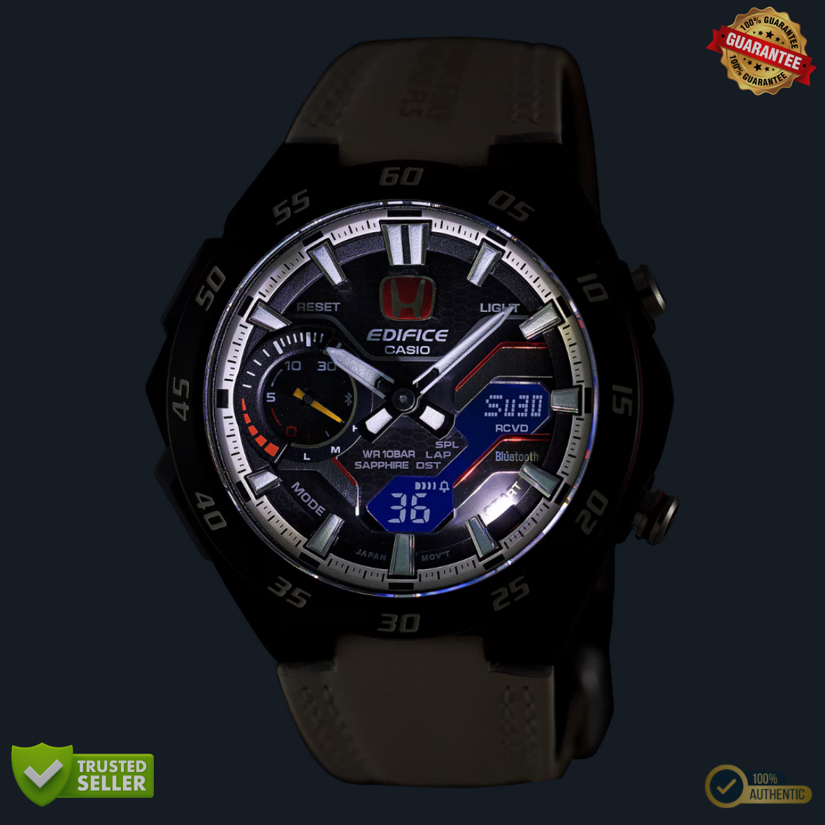 M21-EDF-211012 - White Honda Magic Watch