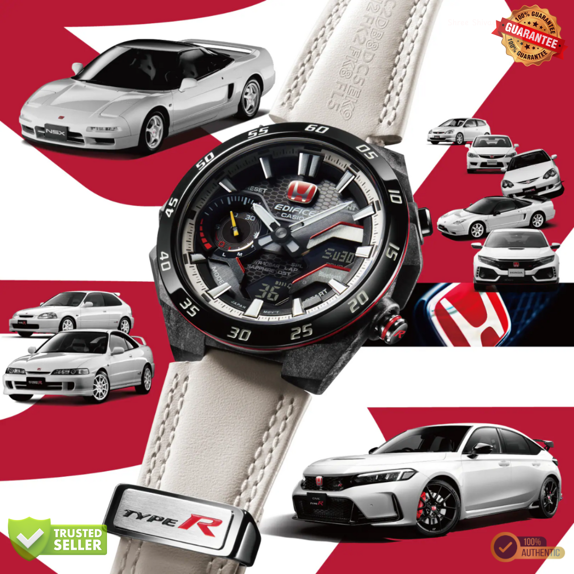 M21-EDF-211012 - White Honda Magic Watch