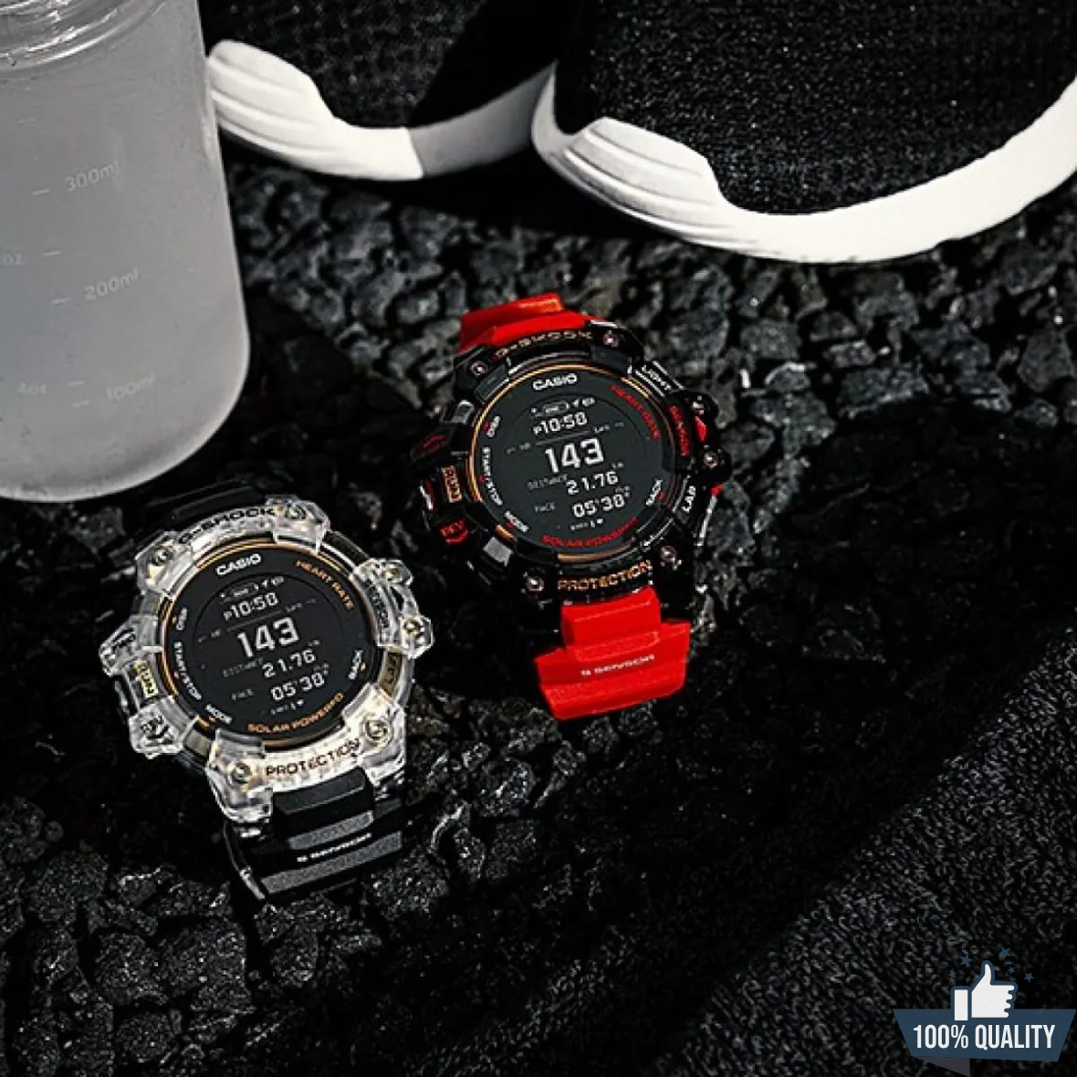 GR-Y1221100 G-Squad Red/Green Watch.
