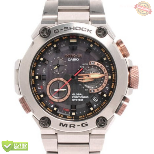 MR-G-21L2102 Pink Sapphire Crystal Watch: