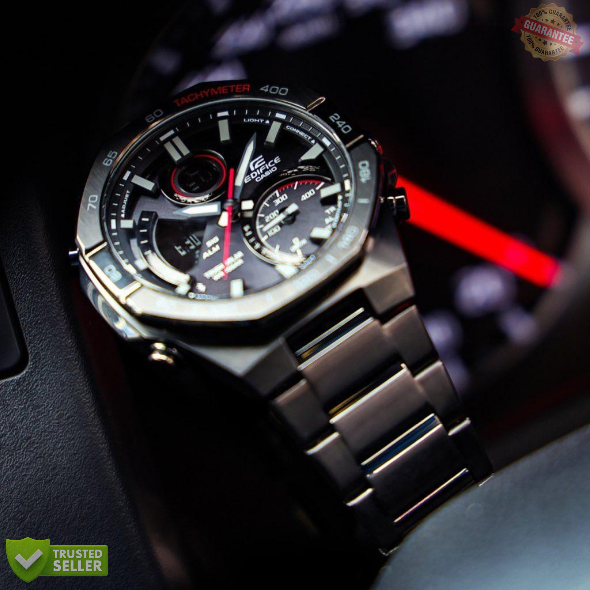 M- EDIF21141-Black Red Magic Watch.