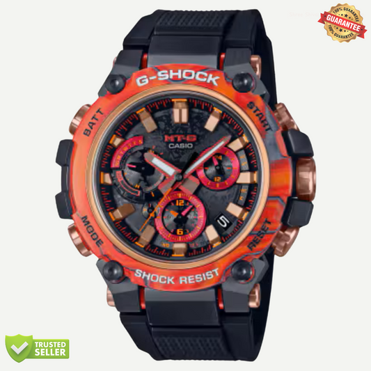 MT-G-Q1125 Redis Black Belt Watch: