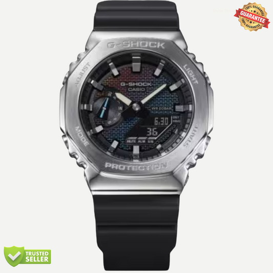 GW-YR1125 Grey Dial Black Belt Watch: