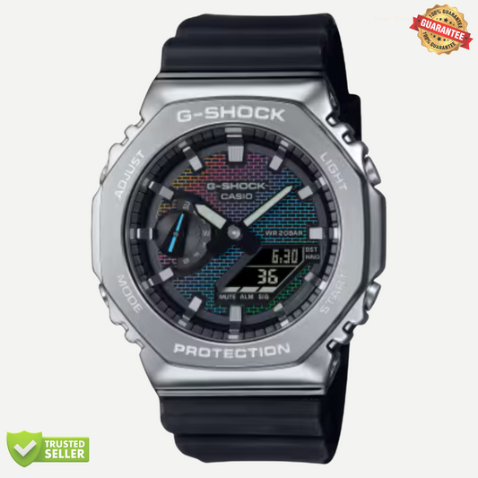 GW-YR1125 Grey Dial Black Belt Watch: