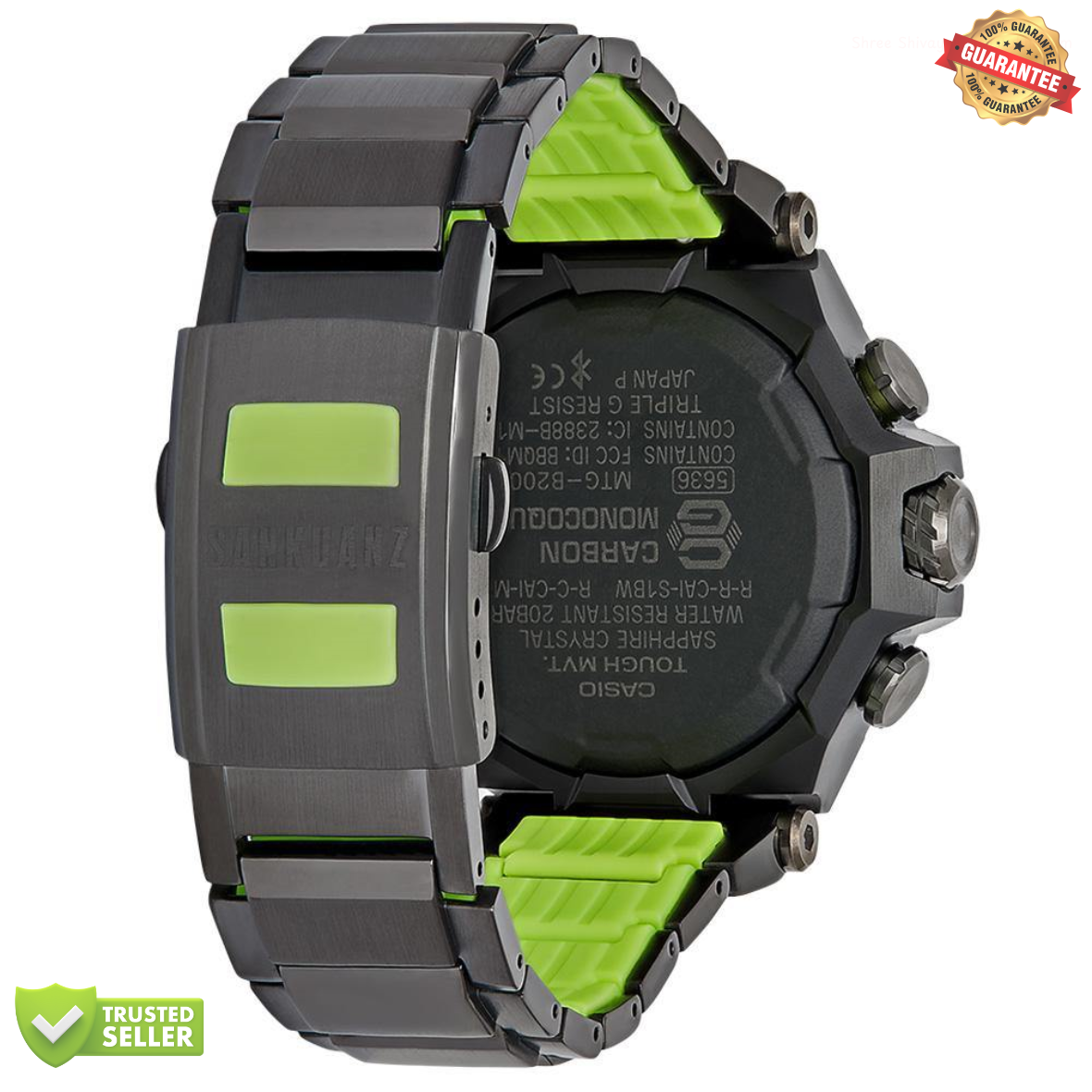 MT-G01-11001 Black Green Watch: