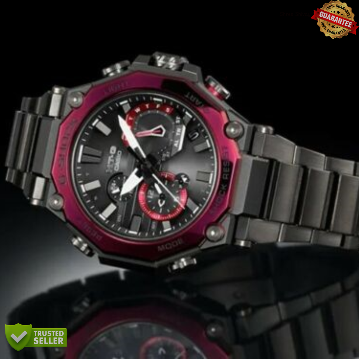 MT-G01-1998BP Black Purple Watch.