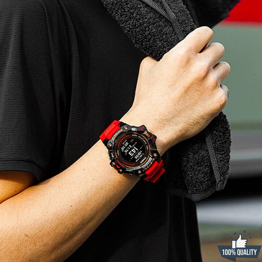 GR-Y1221100 G-Squad Red/Green Watch.