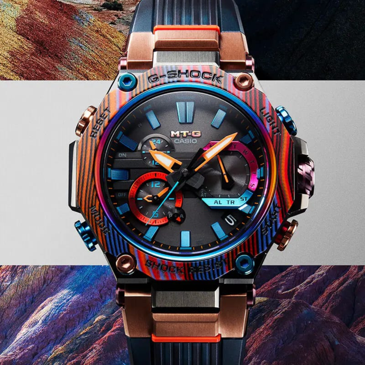 M-YW GYR-21 MT-G-1100 Luxury Watch.