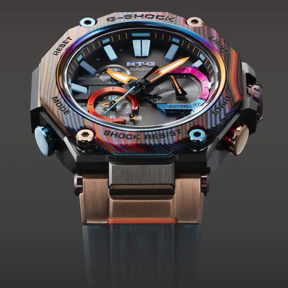 M-YW GYR-21 MT-G-1100 Luxury Watch.